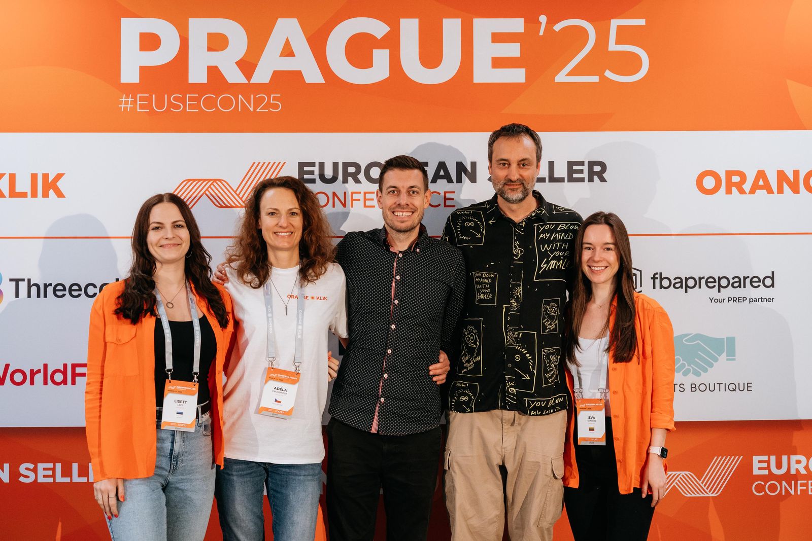 Orange Klik team behind the European Seller Conference in Prague