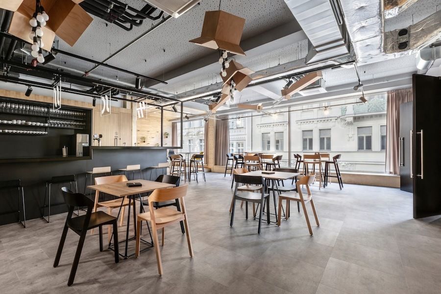 Zenwork Prague - lounge area