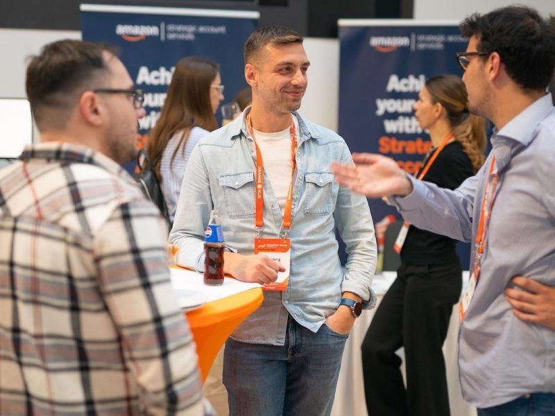 EUSECON attendees networking